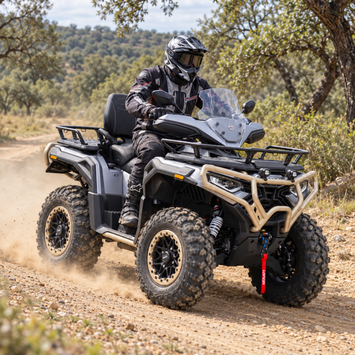 Loncin XWOLF 1000 na curva