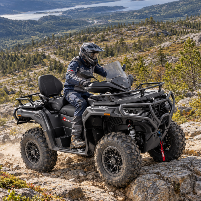 Loncin XWolf 1000 em escalada rochosa-2
