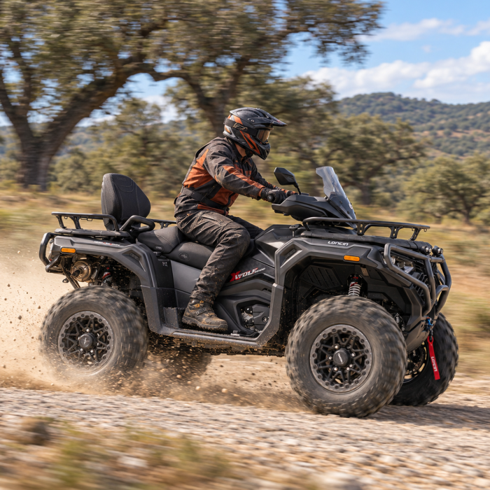 Loncin XWolf a acelerar entre sobreiros-4