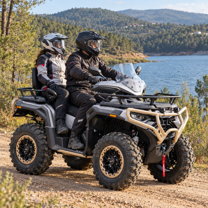 Passeio de ATV junto à albufeira